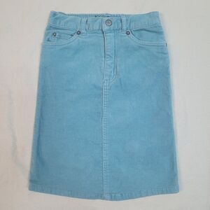 The Children's Place Light Blue Corduroy Pencil Skirt Girls 6